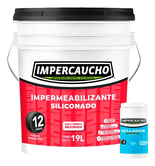 Impermeabilizante Impercaucho 12 Años + Sellador