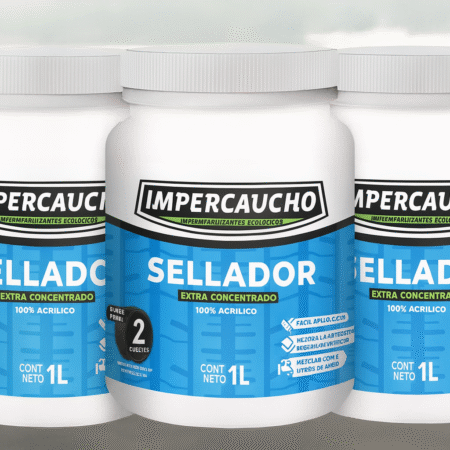 Combo Tres Selladores Impercaucho Extra Concentrado 1L